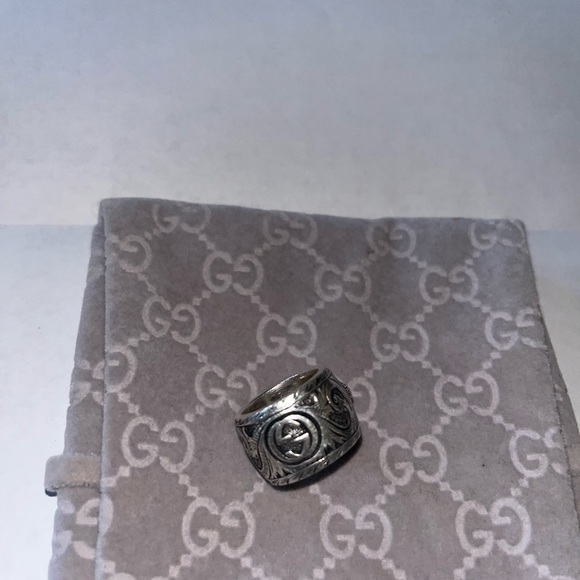 Gucci feline ring with orange crystals - Picture 3 of 3